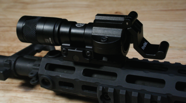 The FireTail® on a SureFire M300V Vampire IR Scout Weapon Light ...