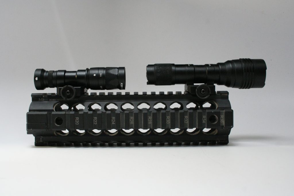SureFire and Streamlight height comparison